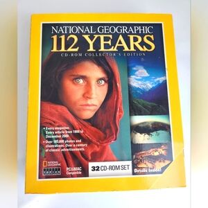 Vintage Complete NATIONAL GEOGRAPHIC '112 YEARS CD-ROM Collector's Edition'